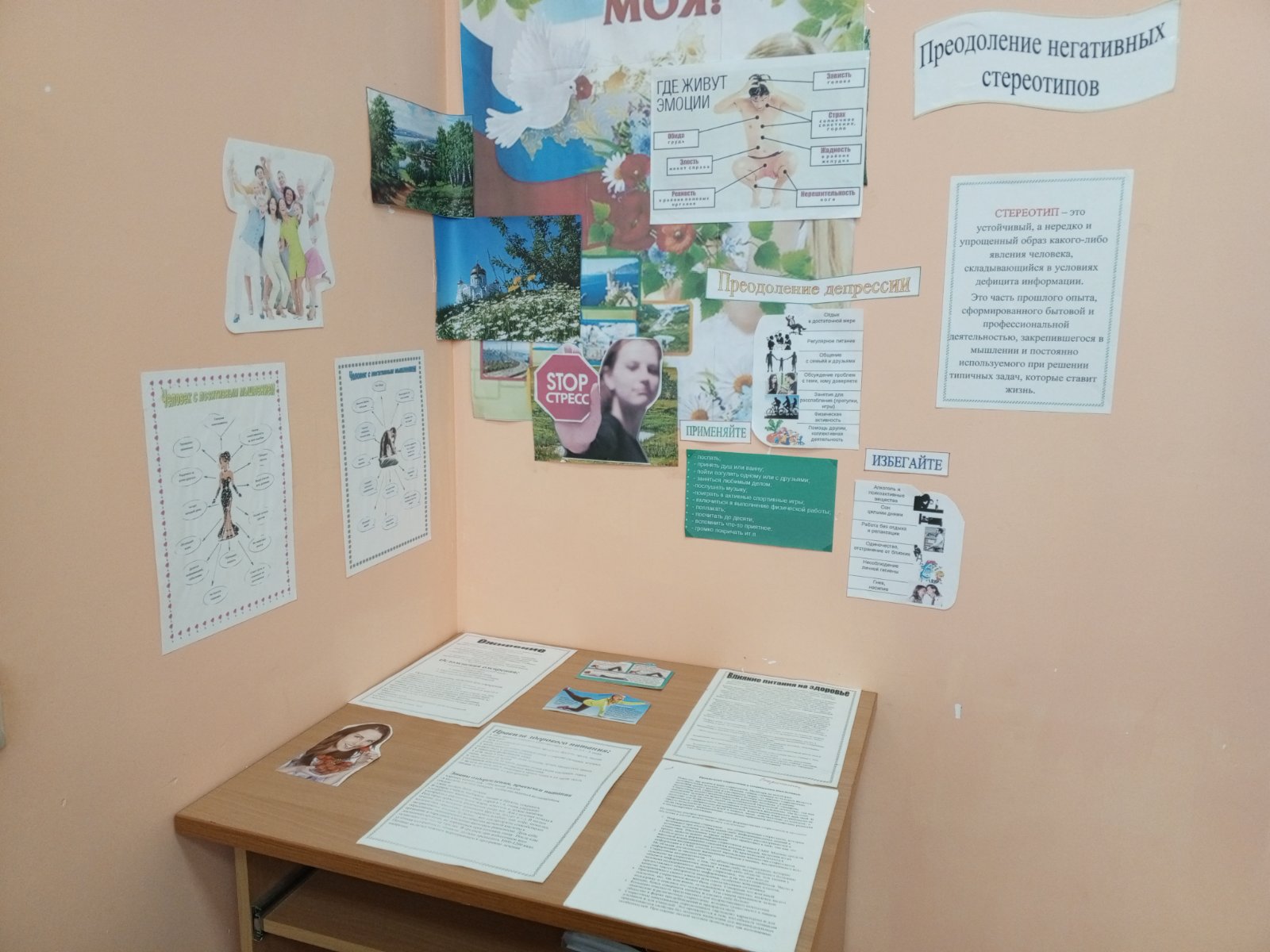 Книжная выставка &amp;quot;Преодоление негативных стереотипов&amp;quot;.